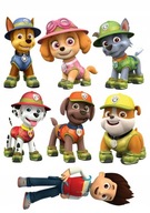 Potlač cukrovej pasty na tortu postavičky PAW PATROL