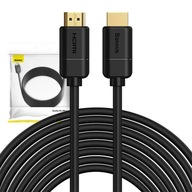 BASEUS KÁBEL 2X HDMI 2.0 FULL HD 2K 4K 30HZ UHD 3D HDR 18 GBPS 8M