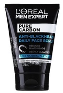 LOREAL Men Expert Pure Charcoal peeling na tvár proti čiernym bodkám 100 ml