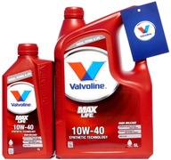 Valvoline MaxLife 10W40 6L motorový olej AKCIA