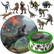 SADA ZÁBALOV NA TORTY DINOSAURY + POSTAVY 10ks