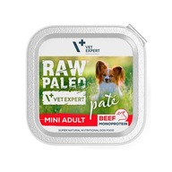 Vet Expert Raw Paleo Pate Mini dospelé hovädzie mäso 18x150g