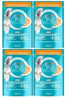 PURINA ONE ADULT kura s fazuľou 4x 85g