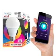 E27 RGBW LED žiarovka 12W 230V TUYA WIFI APP