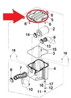 HORNÉ TELO FILTRA Bombardier DS 250 OEM!