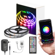 SET RGB LED pásik 10M LED HUDOBNÁ APLIKÁCIA