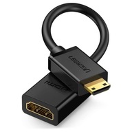 Adaptérový kábel HDMI samica - mini HDMI samec 4K 60Hz HEC ARC 22