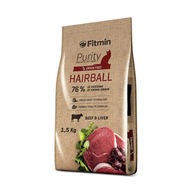 FITMIN Krmivo pre mačky Purity Hairball Krmivo pre mačky PREMIUM 1,5 kg