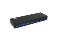 USB3 x7 hub Unitek Y-3184 nabíjanie BC 1.2