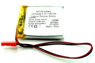 BATÉRIA Li-Poly 1150mAh 3,7V JST-2 PINS