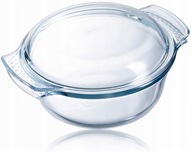 Okrúhla ohňovzdorná nádoba s pokrievkou 3,5l Pyrex