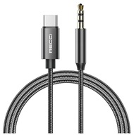 ADAPTÉROVÝ KÁBEL USB-C TYP C AUX MINI jack 3,5 mm 1M RECCI