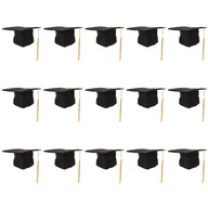 Senior Academic Cap Doctoral Cap Props 15 PCS