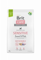 BRIT CARE UDRŽATEĽNÉ CITLIVÉ HMYZOVÉ RYBY 3kg