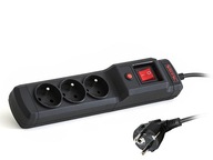 ARMAC MULTI M3 POWER STRIP ČIERNA 2,5M