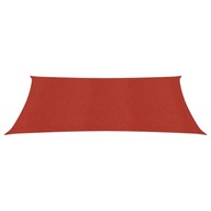 vidaXL Shade Sail 160 g/m² Červená 5x7 m HDPE