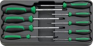 Sada skrutkovačov ABS 1/3 TORX s otvorom, 9 ks