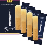 Soprán saxofón jazýček 3,5 Vandoren SET