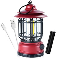 KEMPINGOVÁ LAMPA Kempingová lampa USB nabíjanie