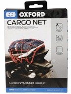 Sieť na batožinu OXFORD CARGO NET so 6 háčikmi, červená