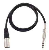 Jack signálový kábel 6,3 mm - XLR 0,9 m