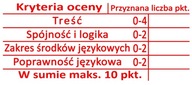 Pečiatka učiteľa - angličtina 10 bodov - kritériá hodnotenia