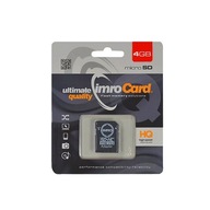 Pamäťová karta microSD 4GB Imro + adp 10C