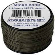 Atwood Lano MFG Micro Cord 38 m - Olive Drab