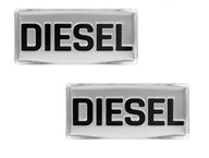 Samolepka na auto ALU DIESEL Emblem DVE NÁLEPKY V SADE