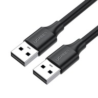 Kábel USB 2.0 A-A UGREEN US102 0,25 m (čierny)