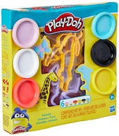 PLAY DOH CASTRY ANIMALS ANIMALS 6 TUB E8530