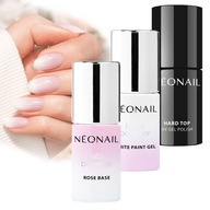 NEONAIL BABY BOOMER SET TOP + ZÁKLADNA + GÉL NA FARBU