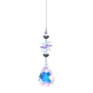 Suncatcher Crystal Wind Chimes Prívesok srdce Hm