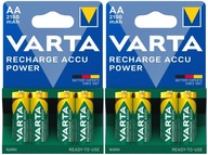 8x VARTA R6 AA 2100mAh BATÉRIE