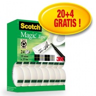 Lepiaca páska 3M Scotch Magic 20 roliek + 4 ZDARMA