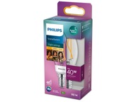 PHILIPS LEDCLASSIC SSW ŽIAROVKA 40W B35 E14 WW CLND 1SRT4