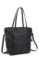 DÁMSKA TAŠKA LUIGISANTO Eco Leather SHOPPER Black