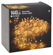 LAMPY 1440LED 14,4 METROV Zhluk RYŽA TEPLÁ BIELA