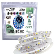 LED pás 5050 300 LED IP20 5m - RGBW + NEUTRAL