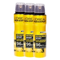 Antiperspirant pre mužov Loreal Men Expert Invincible Set 3 ks.