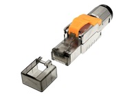 RJ45 POE cat.8 STP 40GB zástrčka, POE++ bez náradia