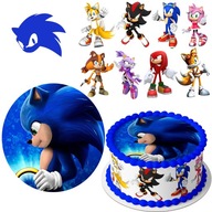 SET TORTY SONIC X CAKE + POSTAVIČKY 8 ks