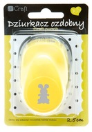 Ozdobný dierovač 2,5 cm zajac dpCraft