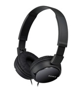 Slúchadlá do uší Sony MDR-ZX110AP, káblový minijack s mikrofónom, čierne