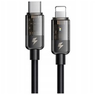 MCDODO USB-C RÝCHLONABÍJACÍ KÁBEL 36W PRE IPHONE 13 14 1M LED