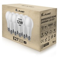 10x LED žiarovka E27 A60 12W 1050lm ecoPLANET COLORS