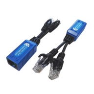 Rozbočovač PoE RJ45 - 2x zástrčka / 1x zásuvka