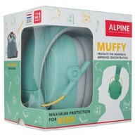 Detské chrániče sluchu Alpine Muffy Kids - mint
