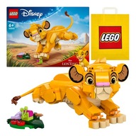 LEGO Disney - Leví kráľ - Levie mláďa Simba 43243 Figúrka, list a 4 hmyz + taška