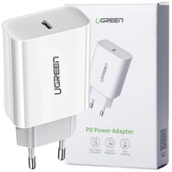 UGREEN USB NABÍJAČKA NAPÁJANIE 3.0 QC 4.0+ 20W 3A BIELA